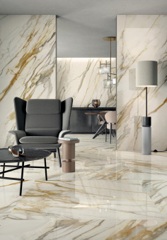 LEA CERAMICHE SLIMTECH SYNESTESIA GOLDEN BORG SMOOTH LS8S510 120X120