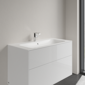РАКОВИНА ВСТРАИВАЕМАЯ 100Х50 VILLEROY&BOCH FINION, STONE WHITE (4164ABRW)