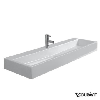 КЕРАМИЧЕСКАЯ РАКОВИНА 120 СМ DURAVIT VERO, БЕЛАЯ (0454120071)