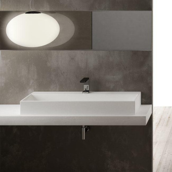 КЕРАМИЧЕСКАЯ РАКОВИНА 80 СМ CIELO SMILE, БЕЛЫЙ (SMLAA80-BIANCO)
