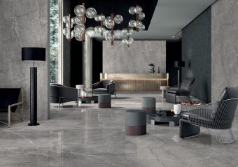 LEA CERAMICHE SLIMTECH SYNESTESIA GRAY MARBLE SMOOTH 60X120