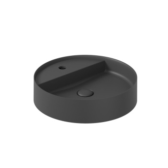 РАКОВИНА d45 СМ GALASSIA SMART B, ЧЕРНЫЙ МАТОВЫЙ (7404NEMT)