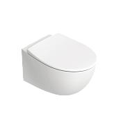 ПОДВЕСНОЙ БЕЗОБОДКОВЫЙ УНИТАЗ CATALANO ITALY 52 NEWFLUSH, BIANCO SATINATO (1VS52RITBM)