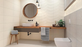 PARADYZ SYMETRO BEIGE SZKL MAT 60X60