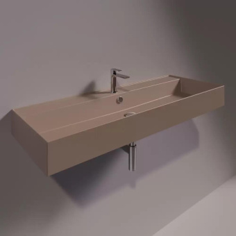 КЕРАМИЧЕСКАЯ РАКОВИНА 121 CМ SIMAS AGILE, MATTE MOKA (AG 121)