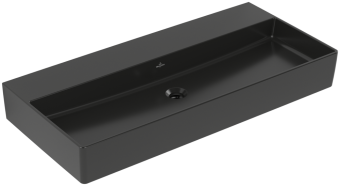 РАКОВИНА ПОДВЕСНАЯ 100Х47 VILLEROY&BOCH MEMENTO 2.0, EBONY (4A22A3S5)