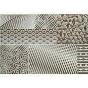 PORCELANITE DOS 7515 COMPOSICION GRIS MATISSE II 25x75