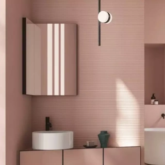 ITALGRANITI NUANCES NU12BAR ROSE RIBBED SQ. 120Х60