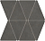 Фото плитки ATLAS CONCORDE BOOST NATURAL COAL MOSAICO RHOMBUS 33,8X36,7 из коллекции ATLAS CONCORDE BOOST NATURAL 