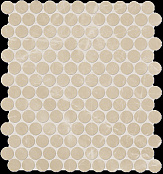 FAP ROMA DIAMOND BEIGE DUNA ROUND GRES MOSAICO 29.5X32.5 FNJA