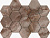 Фото плитки PAMESA CR LUX NOOR NUT HEXAGONOS 22,5x32,5 из коллекции PAMESA LUX NOOR 
