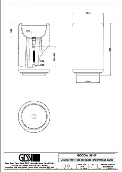 РАКОВИНА GESSI GOCCIA (39111)
