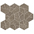 Фото плитки ATLAS CONCORDE BOOST STONE TAUPE MOSAICO HEX MATT A7CX 25X28,5 из коллекции ATLAS CONCORDE BOOST STONE 