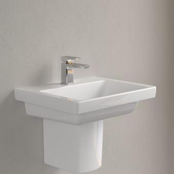 РАКОВИНА 50Х40 VILLEROY&BOCH SUBWAY 3.0, WHITE ALPIN (43705101)