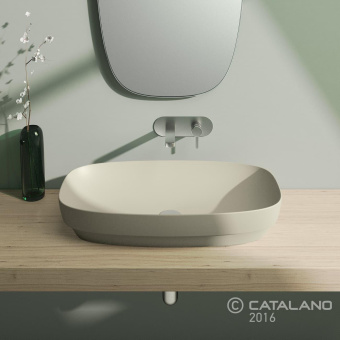 КЕРАМИЧЕСКАЯ РАКОВИНА 75 СМ CATALANO GREEN LUX, СЕРАЯ (175AGRLXGS)