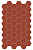 Фото плитки TERRATINTA MAGICA HEXA FLOOR RUSTY RED MATT 140X160 из коллекции TERRATINTA MAGICA HEXA 