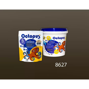 ЭПОКСИДНАЯ ЗАТИРКА OCTOPUS ZATIRKA 2-КОМП. ЦВЕТ СЕРЫЙ 8627 1,25 КГ (8627-1)