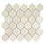 Фото плитки ATLAS CONCORDE MARVEL EDGE IMPERIAL WHITE DROP MOSAIC 27,2X29,7 из коллекции ATLAS CONCORDE MARVEL EDGE 