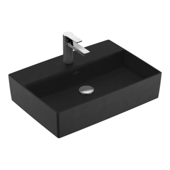 РАКОВИНА НАКЛАДНАЯ 60Х42 VILLEROY&BOCH MEMENTO 2.0, EBONY (4A0761S5)