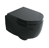 УНИТАЗ ПОДВЕСНОЙ CIELO SMILE, ЧЕРНЫЙ (SMVSNW-N)