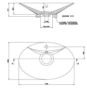 РАКОВИНА GESSI CONO (45905)