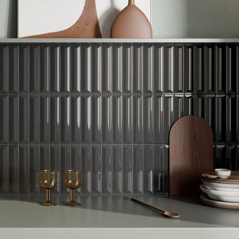 AVA/LA FABBRICA UP CUSCINO BLACK GLOSSY 192112 5X25X1,5