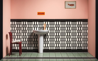 MUTINA MATTONELLE MARGHERITA PARALLEL BLACK 20,5X10,1