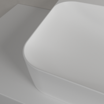 РАКОВИНА НАКЛАДНАЯ 100Х47 VILLEROY&BOCH FINION, STONE WHITE (41681HRW)