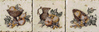 RICCHETTI CERAMICHE VITRUVIUS IMPLUVIUM FRUTTI MISTO 3 16,5Х16,5