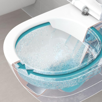 УНИТАЗ-КОМПАКТ VILLEROY&BOCH VENTICELLO DIRECTFLUSH, CERAMICPLUS (4612R0R1)
