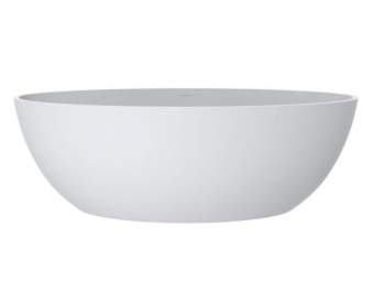 ВАННА ОТДЕЛЬНОСТОЯЩАЯ КАМЕННАЯ MIRAGGIO MADONNA 180X80 СМ, БЕЛАЯ (0000737)