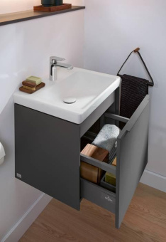 РАКОВИНА 50Х40 VILLEROY&BOCH SUBWAY 3.0, WHITE ALPIN (4370FG0101)
