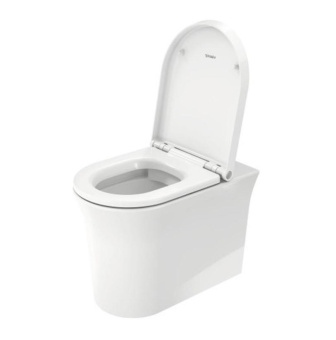 УНИТАЗ БЕЗОБОДКОВЫЙ НАПОЛЬНЫЙ DURAVIT WHITE TULIP, БЕЛЫЙ (2001090000)