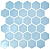 Фото плитки KOTTO HEXAGON H 6026 LIGHT BLUE 29,5X29,5X0,9 из коллекции KOTTO HEXAGON 