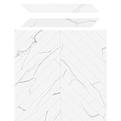41ZERO42 CHEVRON BIANCO 7.5X60