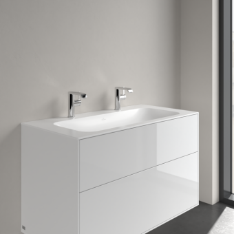 РАКОВИНА ВСТРАИВАЕМАЯ 100Х50 VILLEROY&BOCH FINION, STONE WHITE (4164A1RW)