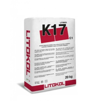 КЛЕЙ ДЛЯ ПЛИТКИ LITOKOL K17 20 КГ C1 СЕРЫЙ (K170020)