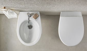 ПОДВЕСНОЙ БЕЗОБОДКОВЫЙ УНИТАЗ CATALANO ITALY 52 NEWFLUSH, BIANCO SATINATO (1VS52RITBM)