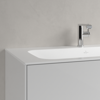 РАКОВИНА ВСТРАИВАЕМАЯ 100Х50 VILLEROY&BOCH FINION, STONE WHITE (4164A2RW)