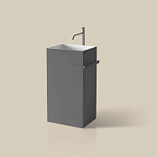 НАПОЛЬНАЯ РАКОВИНА ANTONIO LUPI FUSTO, ТЕМНО-СЕРЫЙ (FUSTO MATITA)