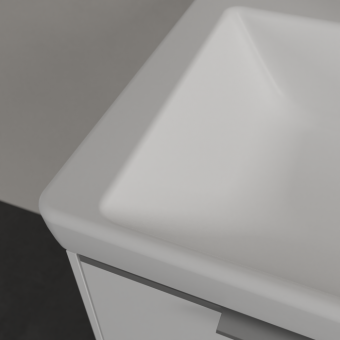 РАКОВИНА 130Х47,5 VILLEROY&BOCH SUBWAY 3.0, STONE WHITE (4A71D1RW)