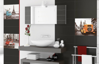 CERAMIKA KONSKIE MICHELLE BLACK 20X50