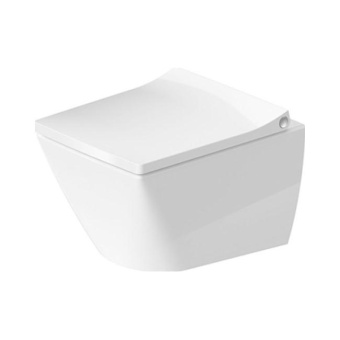 ПОДВЕСНОЙ БЕЗОБОДКОВЫЙ УНИТАЗ DURAVIT RIMLESS VIU, БЕЛЫЙ (2573090000)