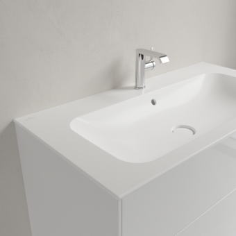 РАКОВИНА ВСТРАИВАЕМАЯ 100Х50 VILLEROY&BOCH FINION, STONE WHITE (4164ABRW)