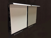 ПЛИНТУС LUCCIANO СЕРЕБРЯНЫЙ 55X15X2400