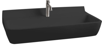 КЕРАМИЧЕСКАЯ РАКОВИНА 100 СМ AXA RADICI, ЧЕРНАЯ МАТОВАЯ (87207)