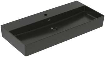 РАКОВИНА ПОДВЕСНАЯ 100Х47 VILLEROY&BOCH MEMENTO 2.0, EBONY (4A221HS5)