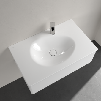 РАКОВИНА ВСТРАИВАЕМАЯ 80Х50 VILLEROY&BOCH ANTAO, WHITE ALPIN (4A7581R1)