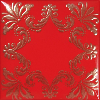 SENIO TRAPUNTA CHESTERFIELD ROSSO 15Х15