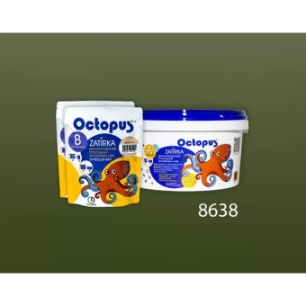 ЭПОКСИДНАЯ ЗАТИРКА OCTOPUS ZATIRKA 2-КОМП. ЦВЕТ ЗЕЛЕНО-ХАКИ 8638 2,5 КГ (8638-2)